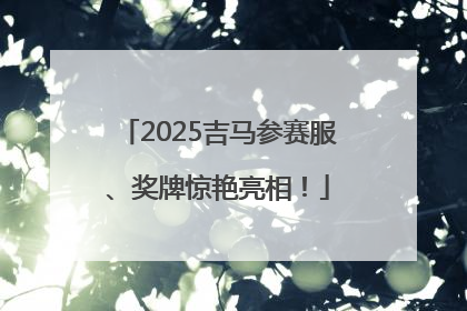 2025吉马参赛服、奖牌惊艳亮相！