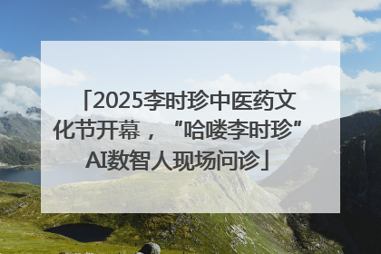 2025李时珍中医药文化节开幕，“哈喽李时珍”AI数智人现场问诊