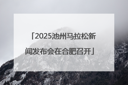 2025池州马拉松新闻发布会在合肥召开